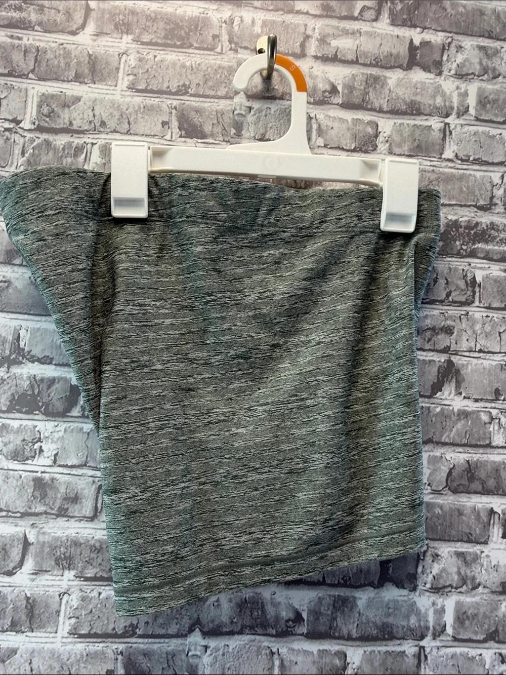 Nike Pro Grey / green Heather Performance Shorts‎ with Black Swoosh